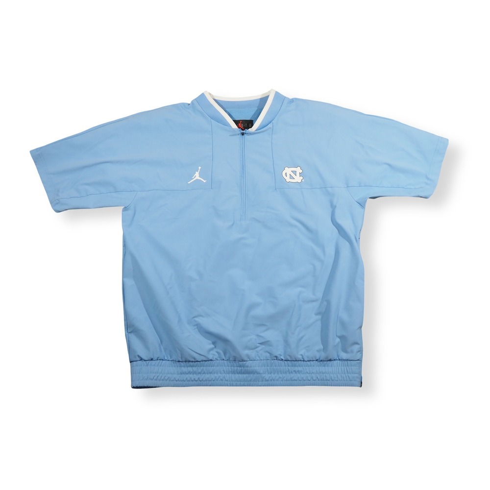 Jordan North Carolina UNC Pullover Men Medium Blue Short Sleeve DD6429-448